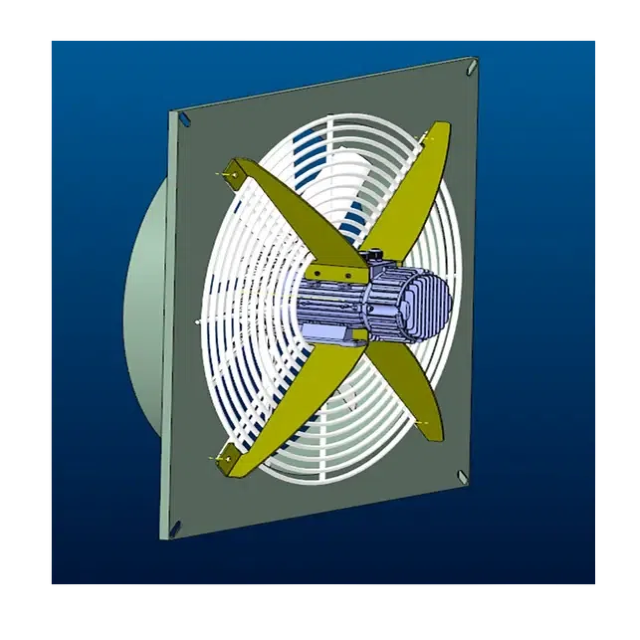 EC Axial Fan for Data Center Cooling Ventilador axial EC para refrigeración de centros de datos