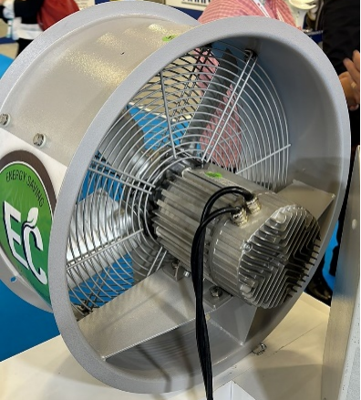 Short-Case EC Axial Fan for Ventilation Ventilador axial EC de caja corta para ventilación