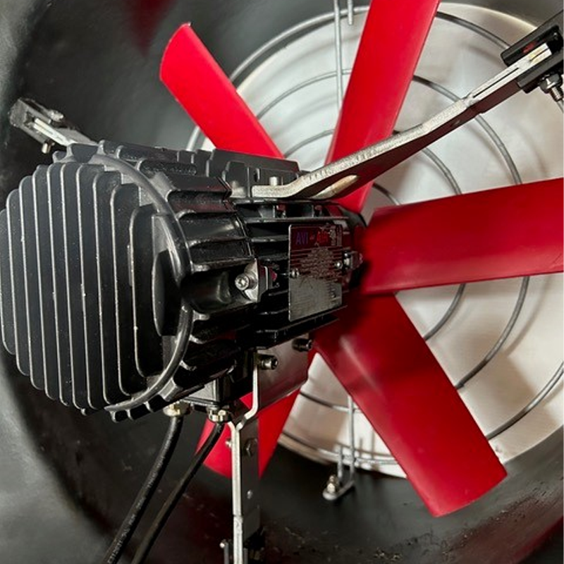 Ventilador axial EC de bajo ruido para cría