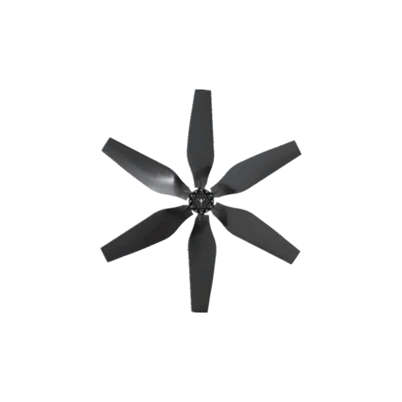 Ventilador axial EC de alta eficiencia para taller