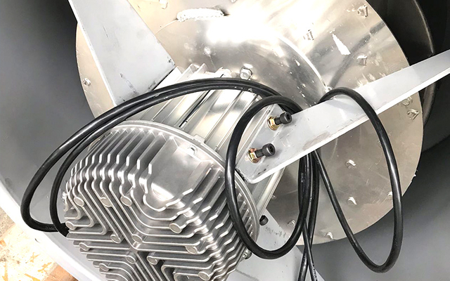 Aplicación de ventiladores centrífugos EC