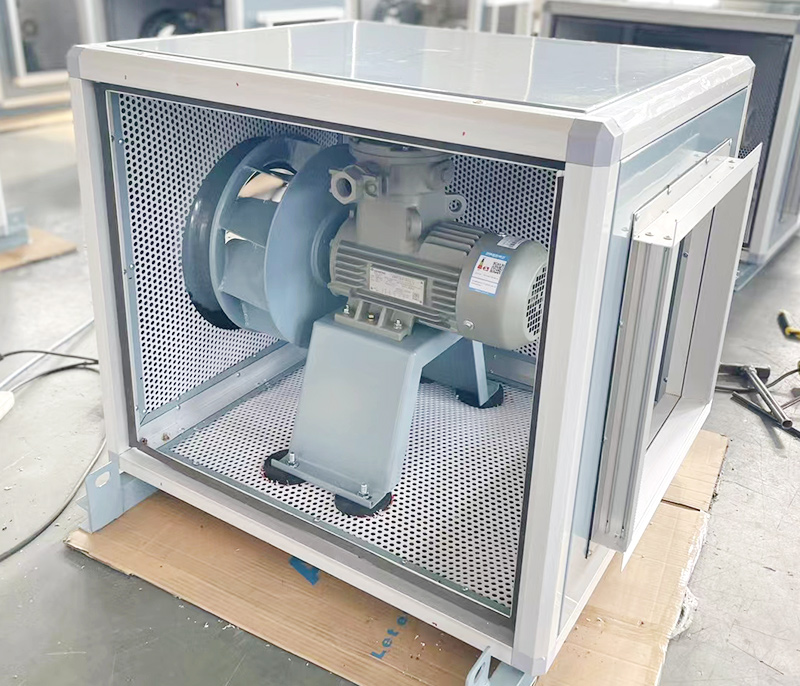 Aplicación de ventiladores centrífugos EC