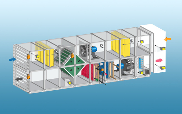 Aplicación de ventiladores centrífugos EC