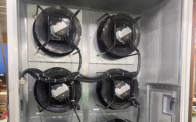 Aplicación de ventiladores centrífugos EC